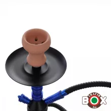 Vizipipa CHAMP AL MALIK TIDDAS Prémium Egycsöves Átlátszó üveg, kék Test 45 cm 40508131