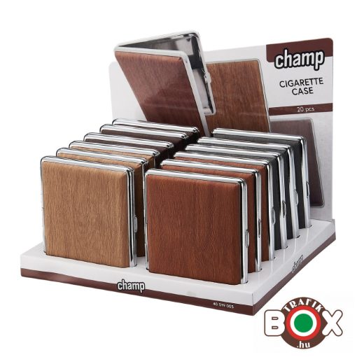 Cigarettatárca Champ, fa mintázat, vegyes színek 40519005