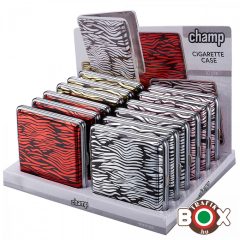 Cigarettatárca CHAMP, Fém Zebra minta 40519025
