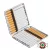   Cigarettatárca Champ Színes Hullámok, Fém  20 szálas 40519123
