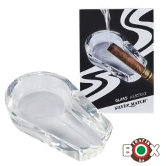   Silver Match üveg szivarhamuzó, fehér 2.7 x 7.6 x 12 cm 40519140