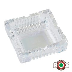   CHAMP szögletes hamuzó, szivárvány üveg, 11,8 x 11,8 x 3,5 cm 40519143