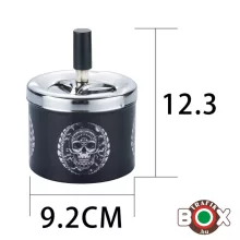 Hamuzó CHAMP bepörgetős fekete/fehér koponyák 9,2 x 12,3 cm 40519163