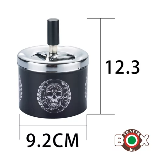 Hamuzó CHAMP bepörgetős fekete/fehér koponyák 9,2 x 12,3 cm 40519163