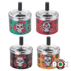   Hamuzó CHAMP bepörgetős színes koponyák 9,2 x 12,3 cm 40519164