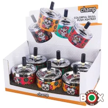 Hamuzó CHAMP bepörgetős színes koponyák 9,2 x 12,3 cm 40519164