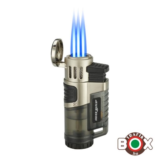 Öngyújtó SILVER MATCH HELSINKI elektromos, tripla Jet lángú 40674362