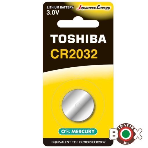 TOSHIBA CR2032 1db  - 40700106