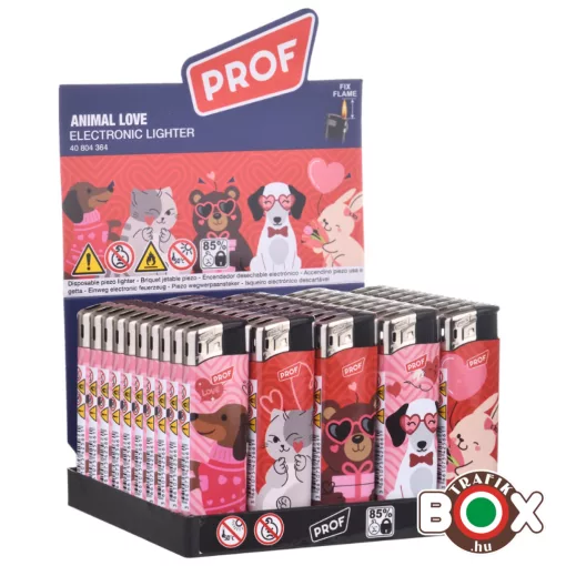 Öngyújtó elektromos PROF Animal Love, fixlángú 40804364