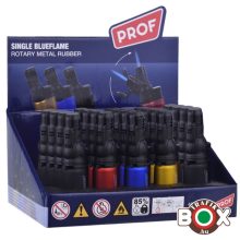 Öngyújtó PROF Jet lángú Matt színek, kupakos állítható fejrész 40804616