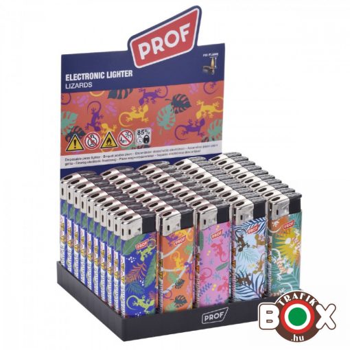 Öngyújtó Elektromos PROF Trópusi Gyíkok, fix lángú 40804668