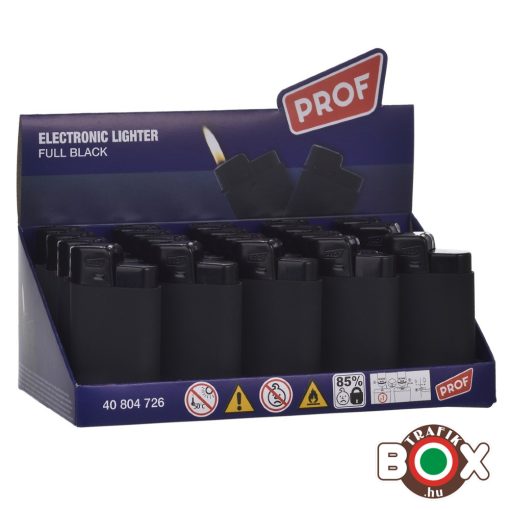 Öngyújtó elektromos PROF Full Black Edition 40804726