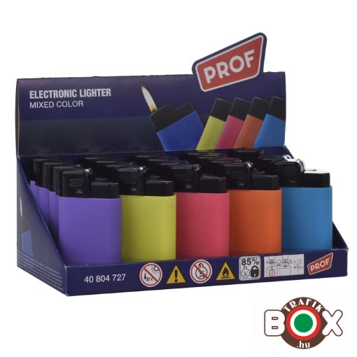 Öngyújtó elektromos PROF vegyes színek 40804727