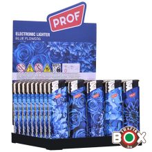 Öngyújtó PROF elektromos Blue Flowers 40804781