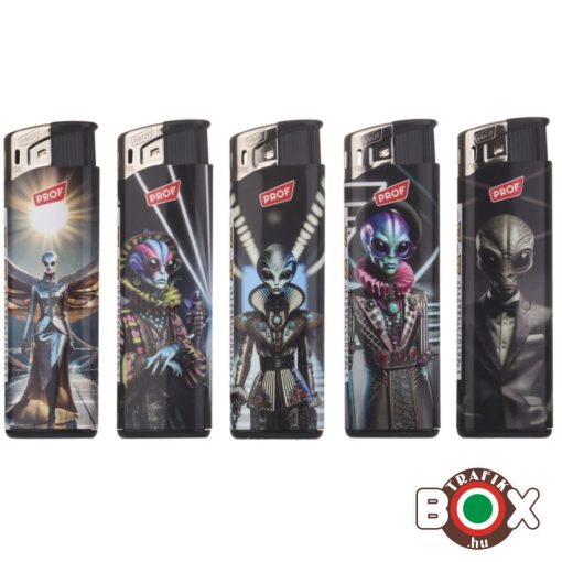 Öngyújtó elektromos PROF FASHION ALIEN, fixlángú 40804823