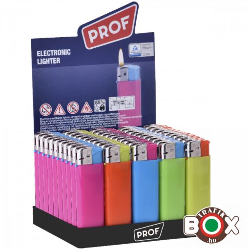 Feliratozott Öngyújtó Prof elektromos Bicolor 41804023F