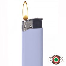 Öngyújtó PROF elektromos Fehér - Fekete nyomóka, Ezüst Kupakkal 41804612