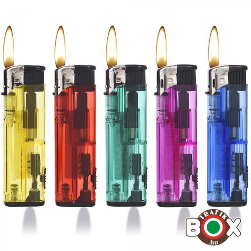 Öngyújtó Prof LED TC átlátszó 41804686