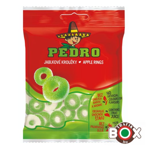 Pedro Apple rings gumicukor 80g 43414