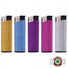 Öngyújtó Prof elektromos Metal Glitter 43804202