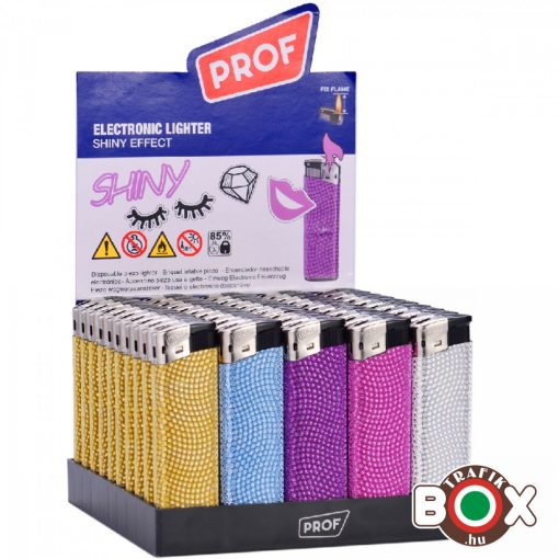 Öngyújtó Prof elektromos Metal Glitter 43804202