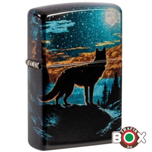 46252 Zippo Öngyújtó Moonlight Wolf Design
