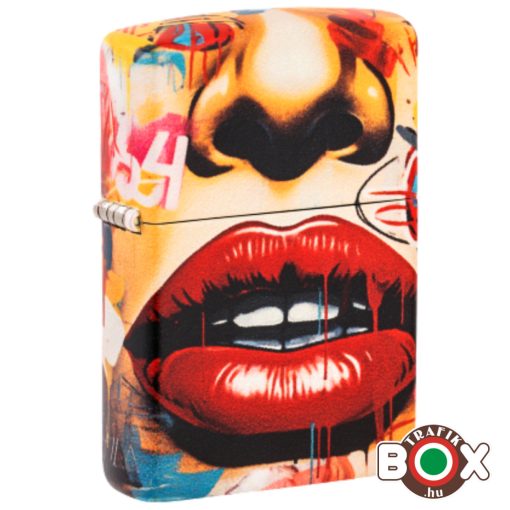 46257 Zippo Öngyújtó Street Art Face Design
