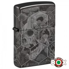 46425 ZIPPO ÖNGYÚJTÓ Trippy Skull Design