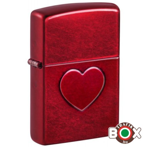 46588 Zippo Öngyújtó Stamped Heart Design