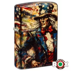 47145 Zippo Öngyújtó Uncle Sam Design