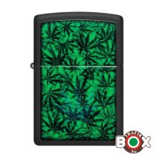 48736 ZIPPO Öngyújtó Cannabis Design