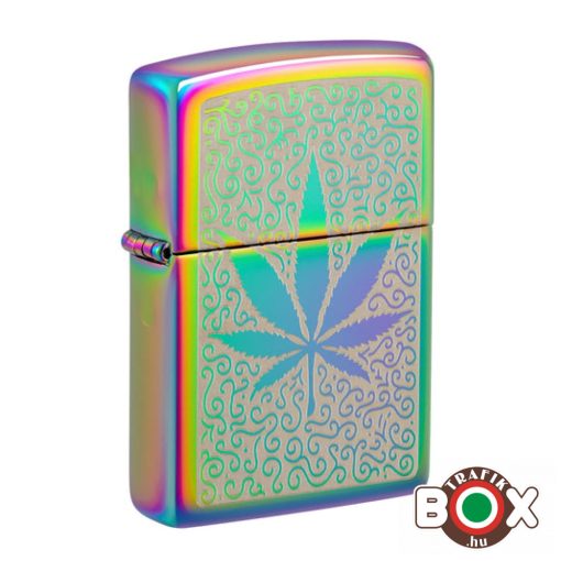 48925 ZIPPO Öngyújtó Rainbow Cannabis Design