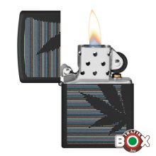 48927 ZIPPO Öngyújtó Retro Cannabis Design