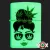   49837 Zippo öngyújtó Cannabis Design (világít a sötétben)