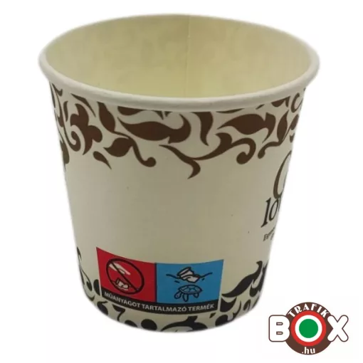 Papírpohár Kávés 110 ml Coffee Lovers Design 50 db-os