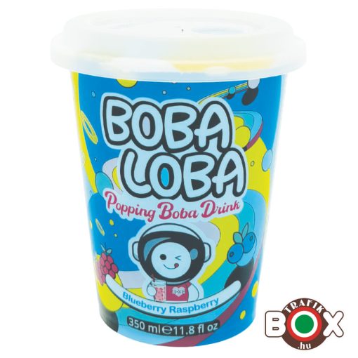BOBA LOBA Bubble Tea blueberry-raspberry 350 ml