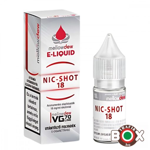 Mellow Dew 10ml VG70 e-liquid 18mg - NIC-SHOT 18