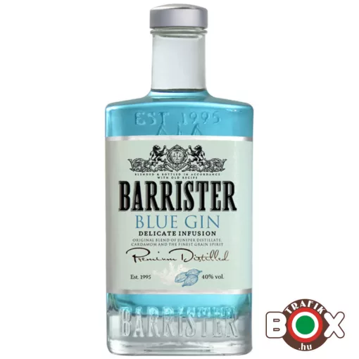 BARRISTER Kék Gin 40% 0,7L