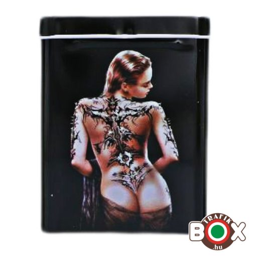 Cigarettadoboz fém, Sexy Tattoo 60554