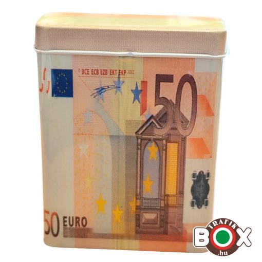 Cigarettadoboz fém, 50 Euro 60558