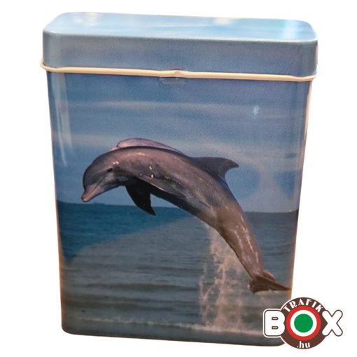 Cigarettadoboz fém, Delfin 60602