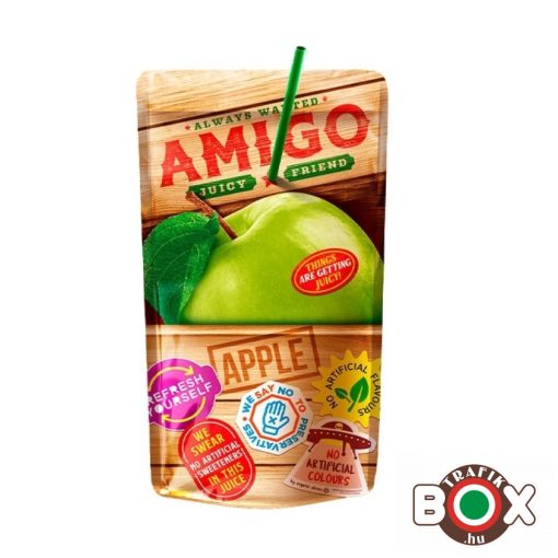 Amigó alma ízű ital, szívószálas 200 ml
