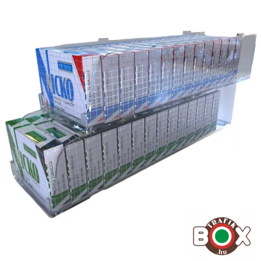 Hevítőrúd doboz adagoló, egymásra építhető! 27 cm mély, 6 cm magas, (Új) 76/10