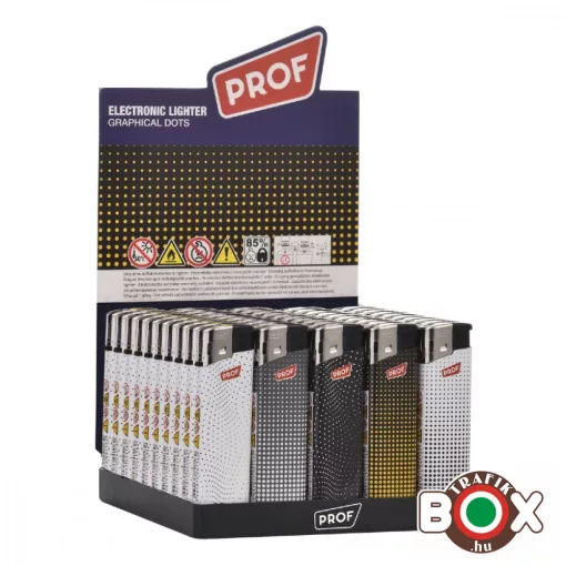 Öngyújtó PROF elektromos Graphical Dots 80000022