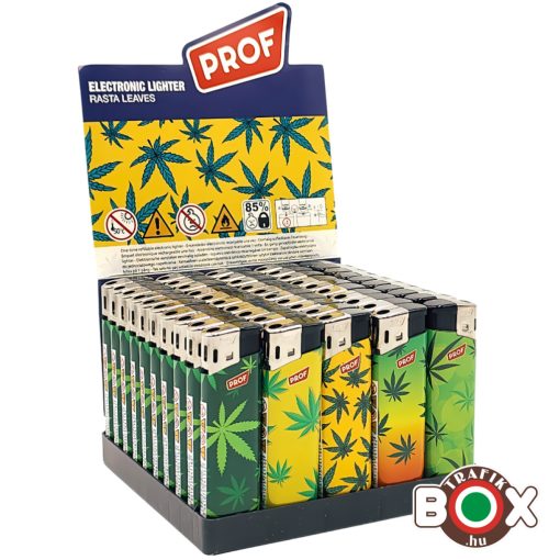 Öngyújtó PROF elektromos Rasta Leaves 80000034