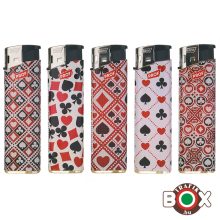 Öngyújtó PROF elektromos Francia Kártya 80000048