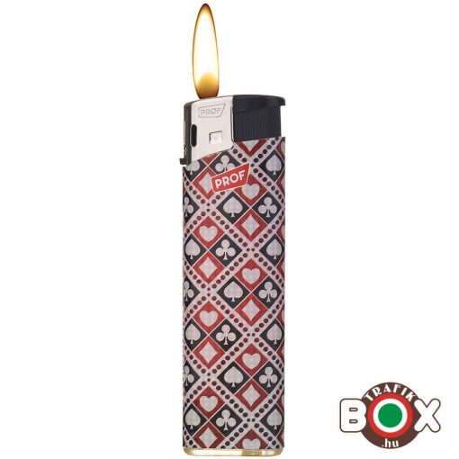 Öngyújtó PROF elektromos Francia Kártya 80000048