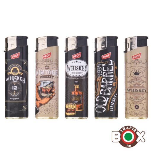 Öngyújtó PROF elektromos Vintage Whiskey 80000056