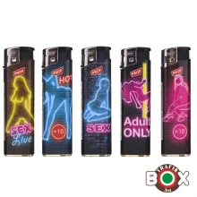 Öngyújtó PROF elektromos Neon Sex 80000068