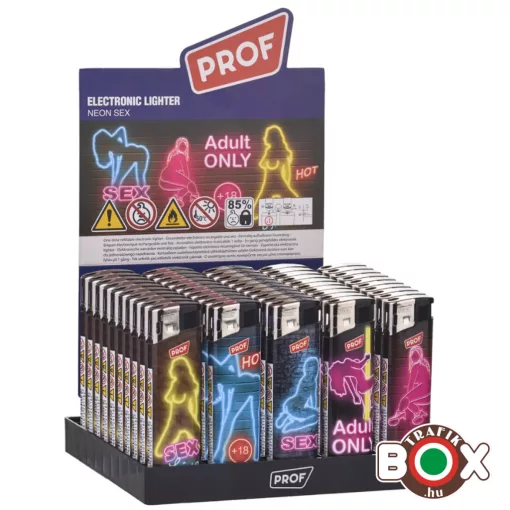 Öngyújtó PROF elektromos Neon Sex 80000068